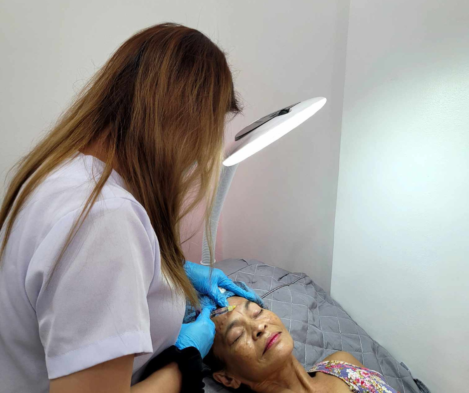 Treatment in progress 1